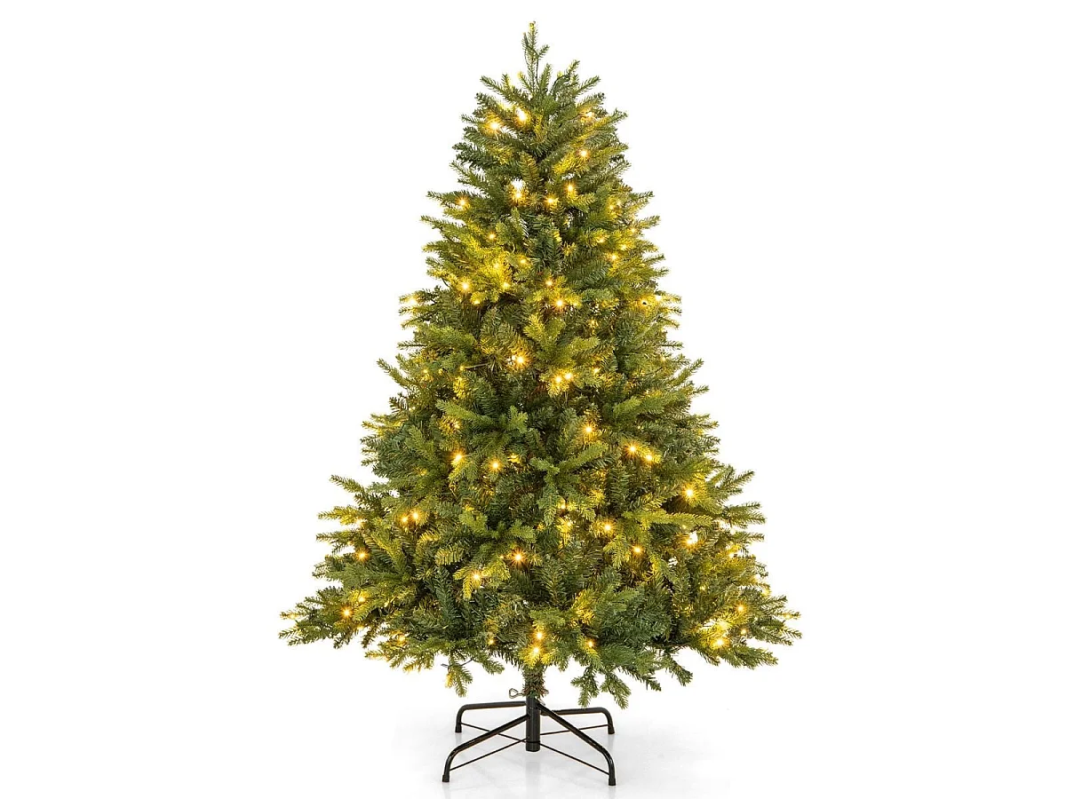 Künstlicher LED-Weihnachtsbaum mit verschiedenen Beleuchtungsmodi, 150 cm
