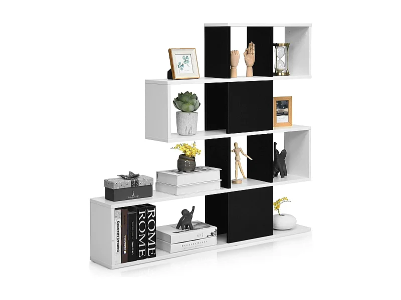 5-stöckiges Bücherregal