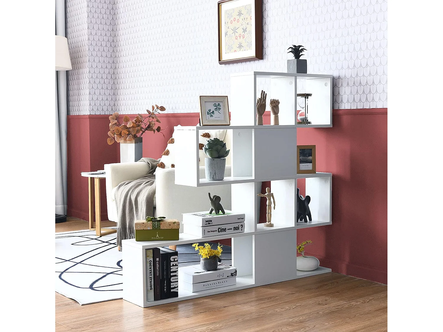 5-stöckiges Bücherregal