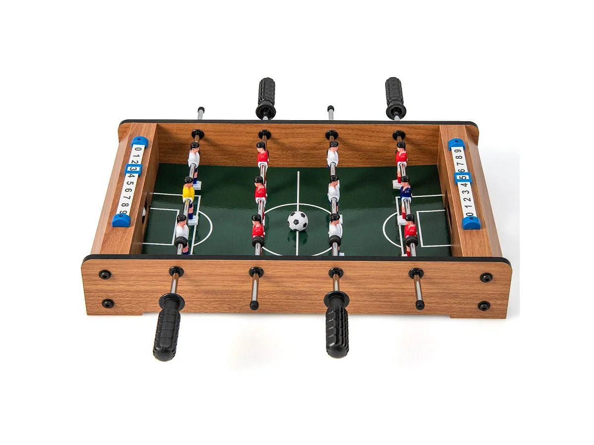 Mini calcio balilla, gioco di abilità, 51 x 30,5 x 9 cm