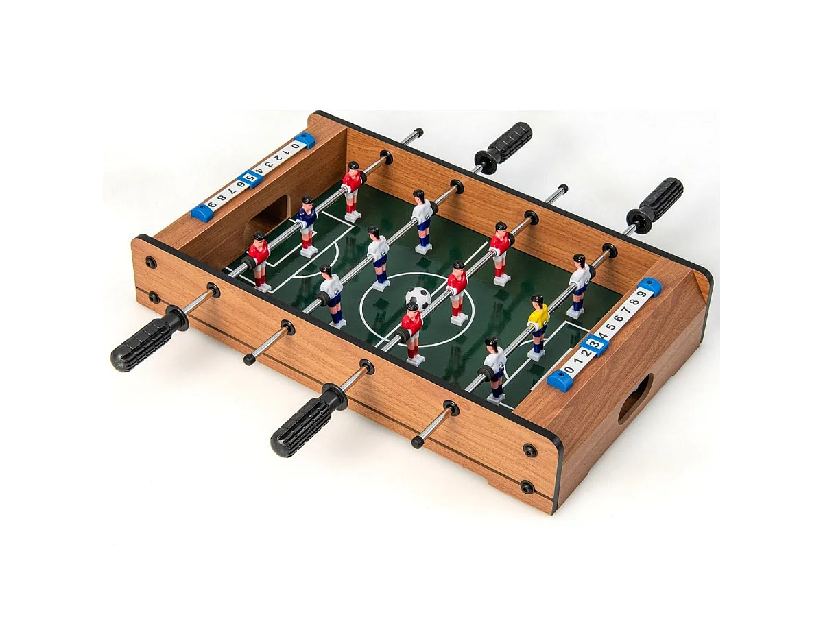 Mini calcio balilla, gioco di abilità, 51 x 30,5 x 9 cm