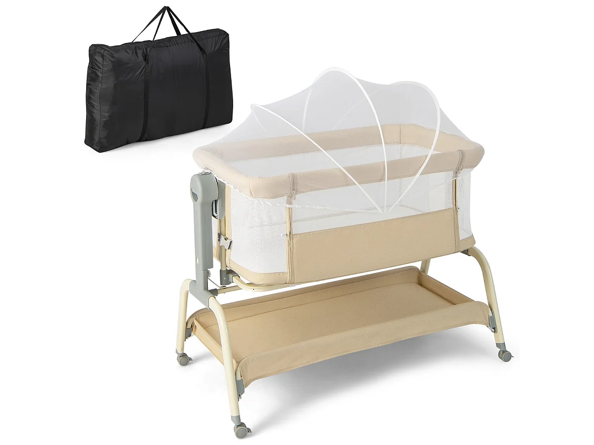 Mobiles Kinderbett mit Moskitonetz – Reisebett