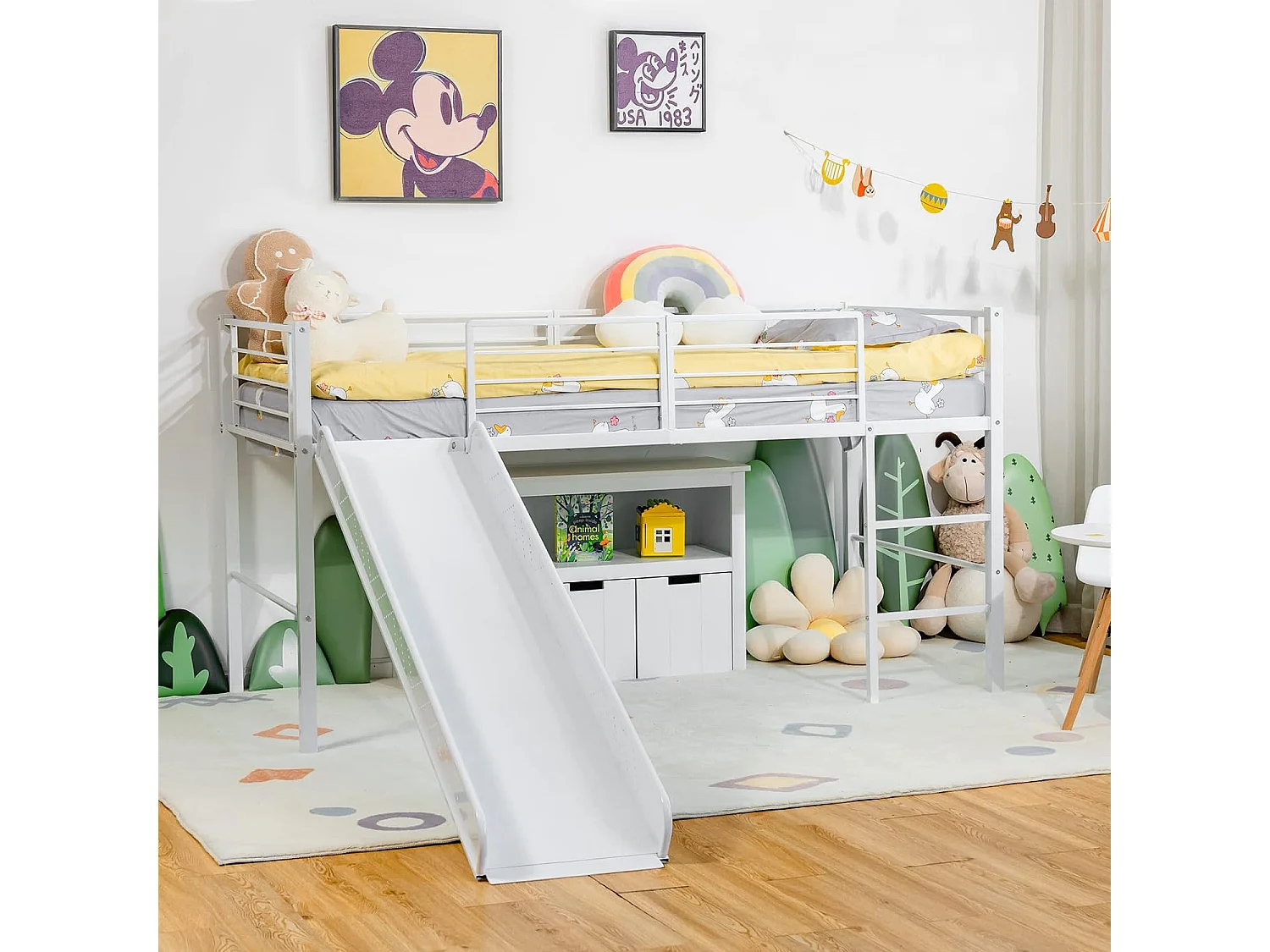 Kinderbett Spielbett mit Rausfallschutz