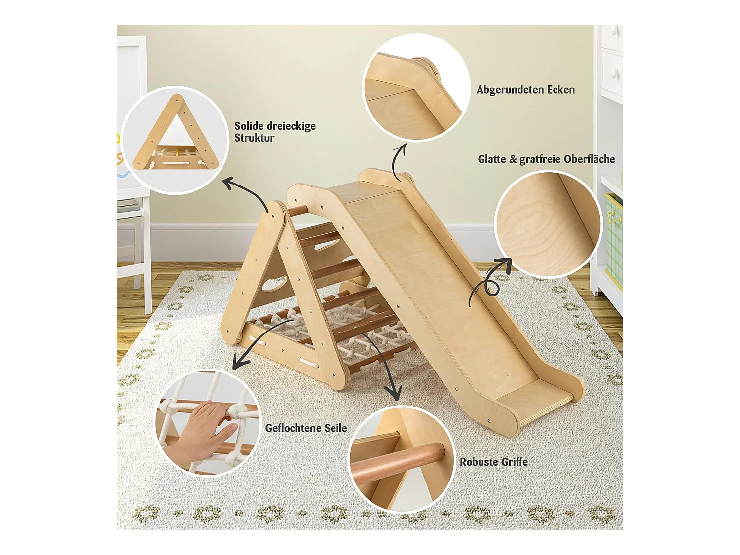 4 in 1 Kletterdreieck FE32274