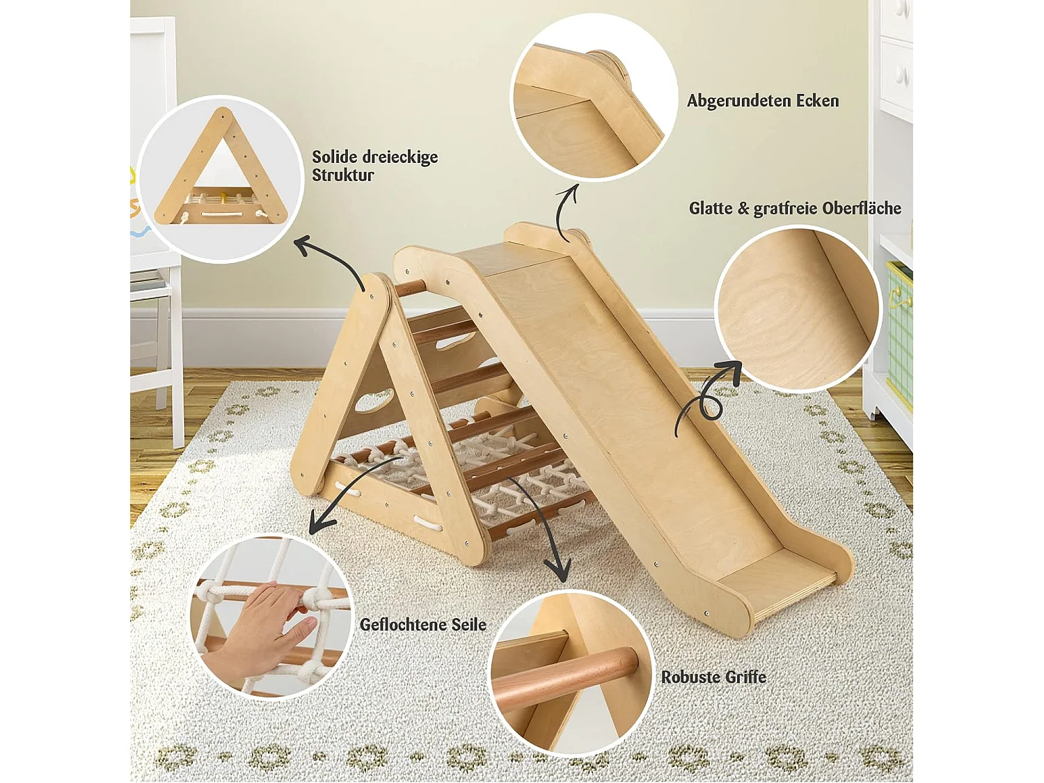 4 in 1 Kletterdreieck FE32274