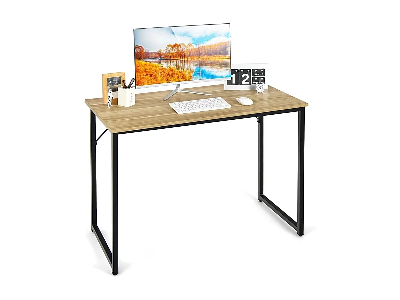 Schreibtisch mit Stahlrahmen 100 x 50 x 75 cm