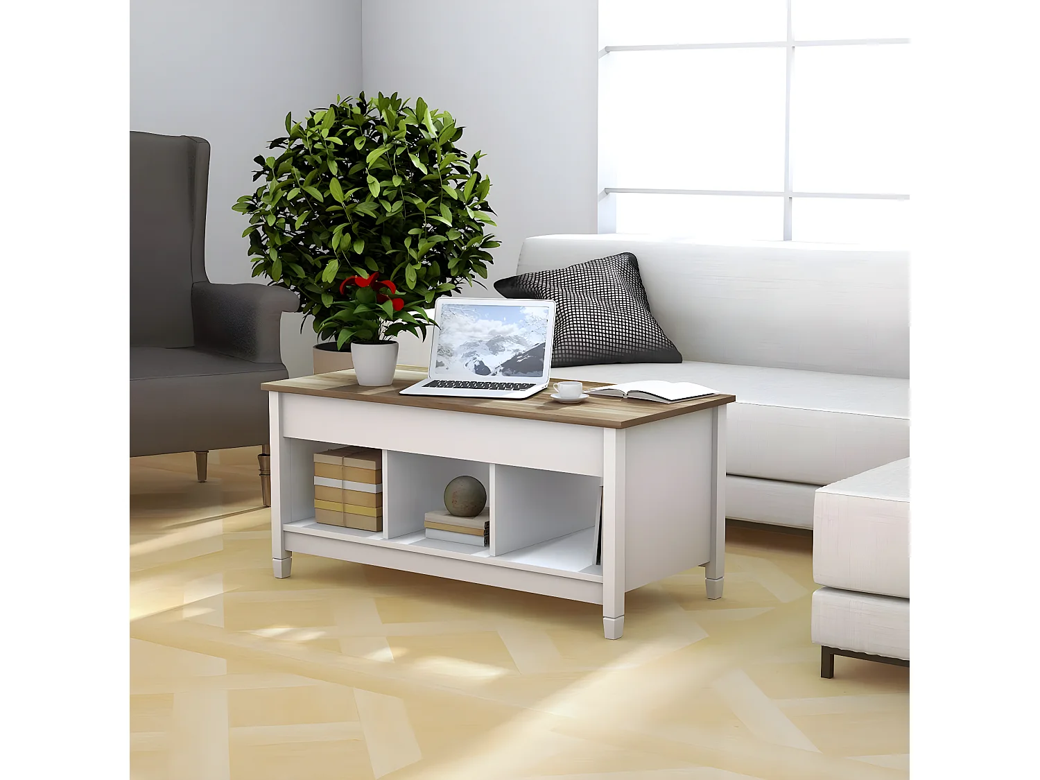 Couchtisch höhenverstellbar