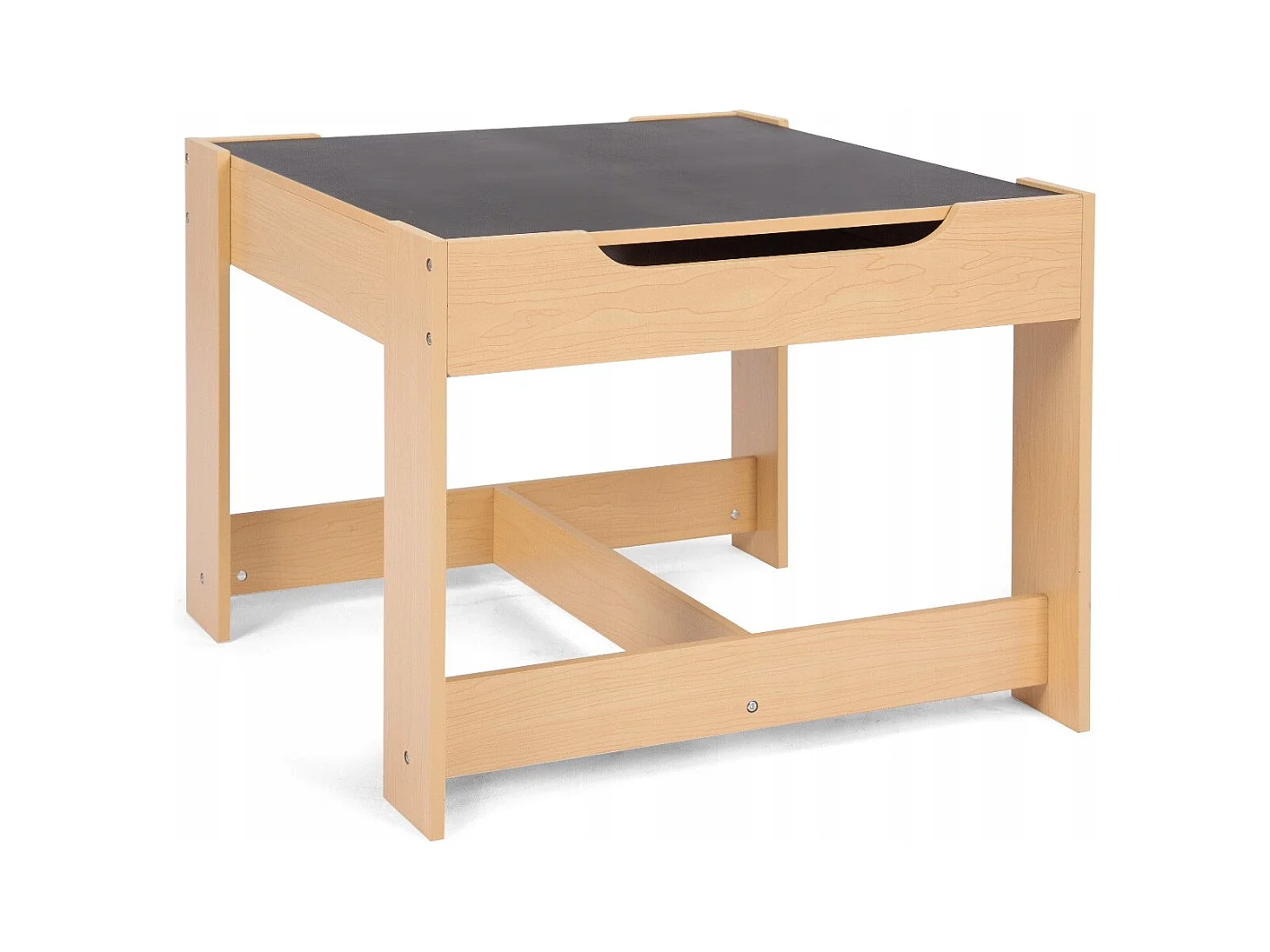 Table Enfant Tableau Amovible à 2 Faces et 2 Boîtes avec Chaise Bureau Enfant avec Rangement Taille Compacte pour Chambre Enfant École