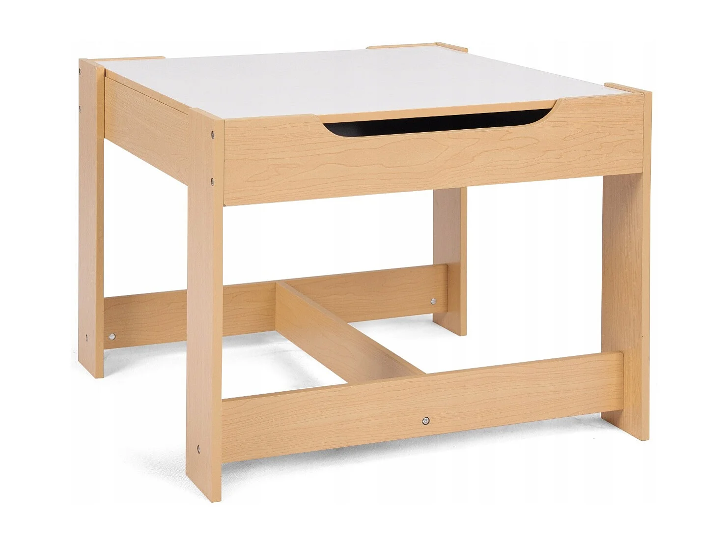 Table Enfant Tableau Amovible à 2 Faces et 2 Boîtes avec Chaise Bureau Enfant avec Rangement Taille Compacte pour Chambre Enfant École
