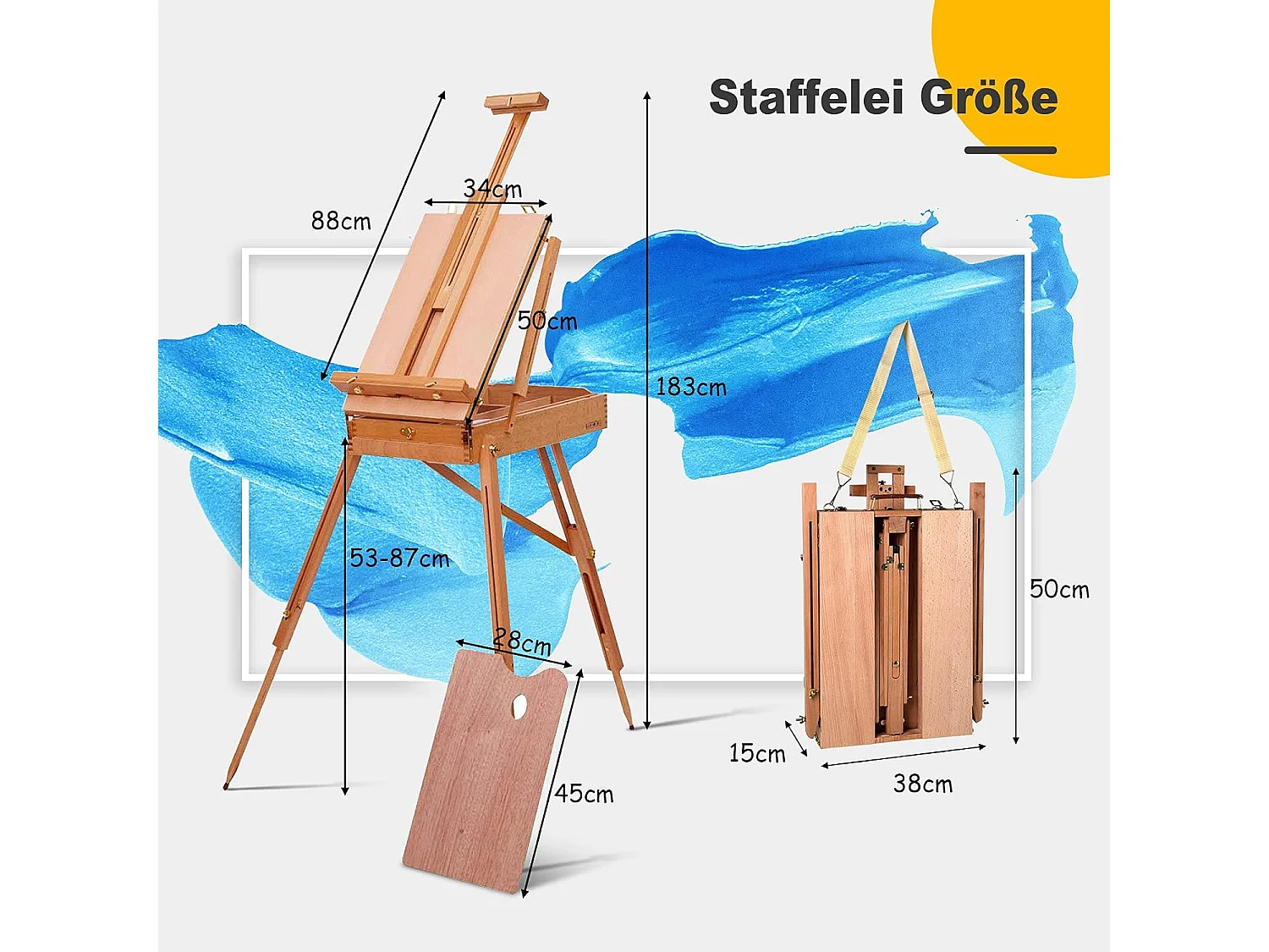 Staffelei Künstlerstaffelei