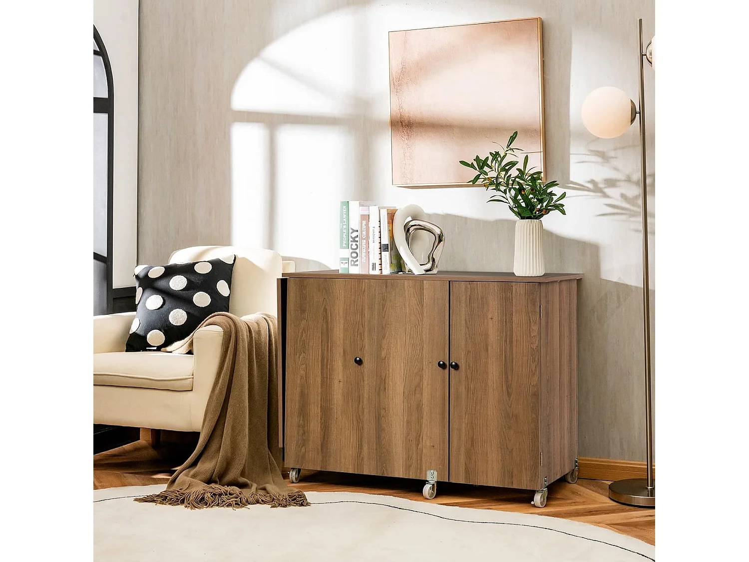 Klappbarer Nähtisch Nähschrank