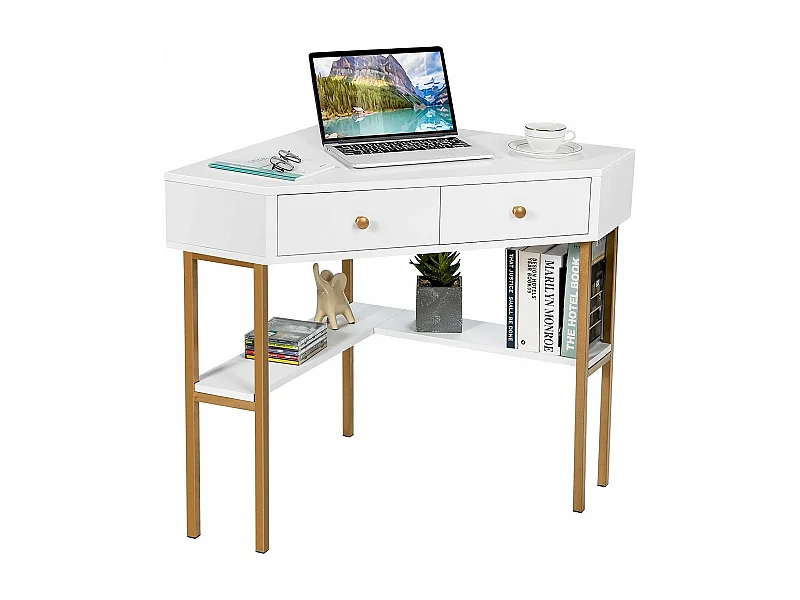 Eckschreibtisch mit Schubladen