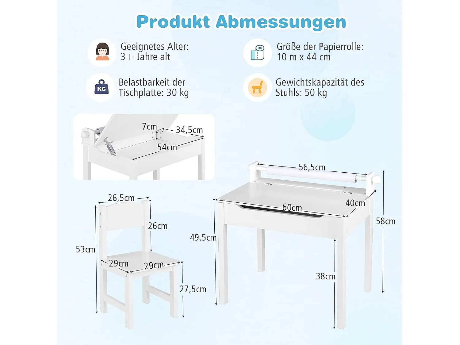 Kindertisch-Set TK32347