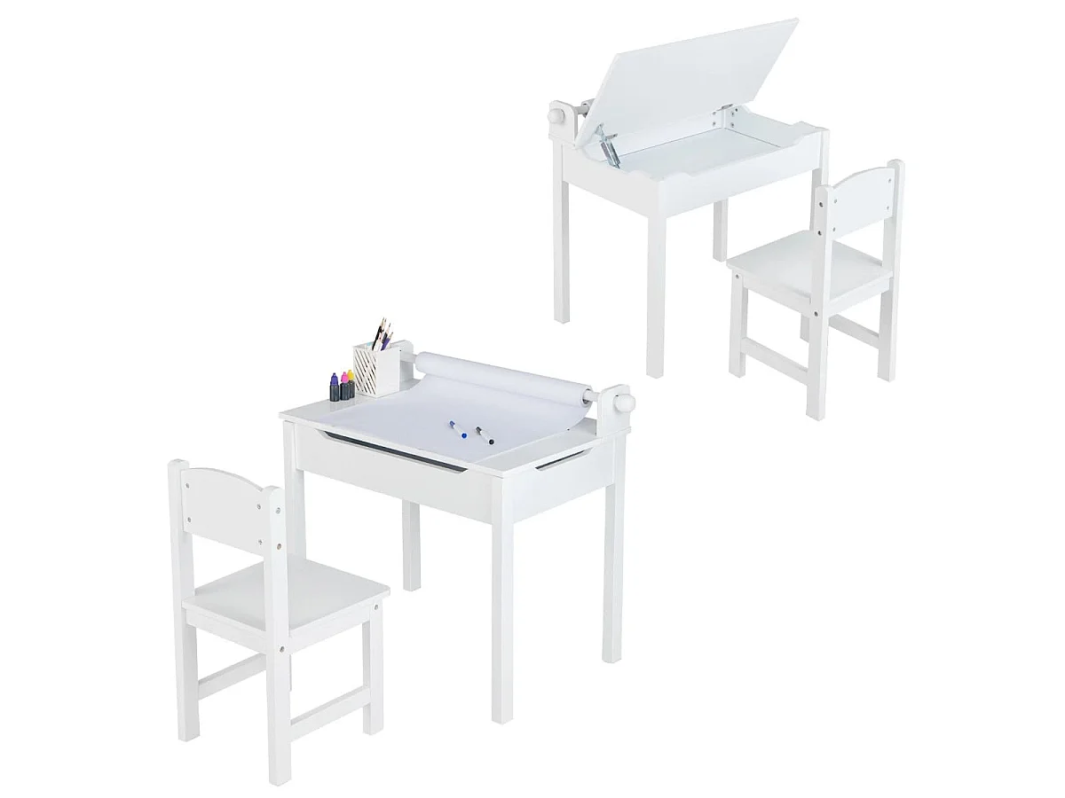 Set aus Kindertisch und Stuhl – Maltisch