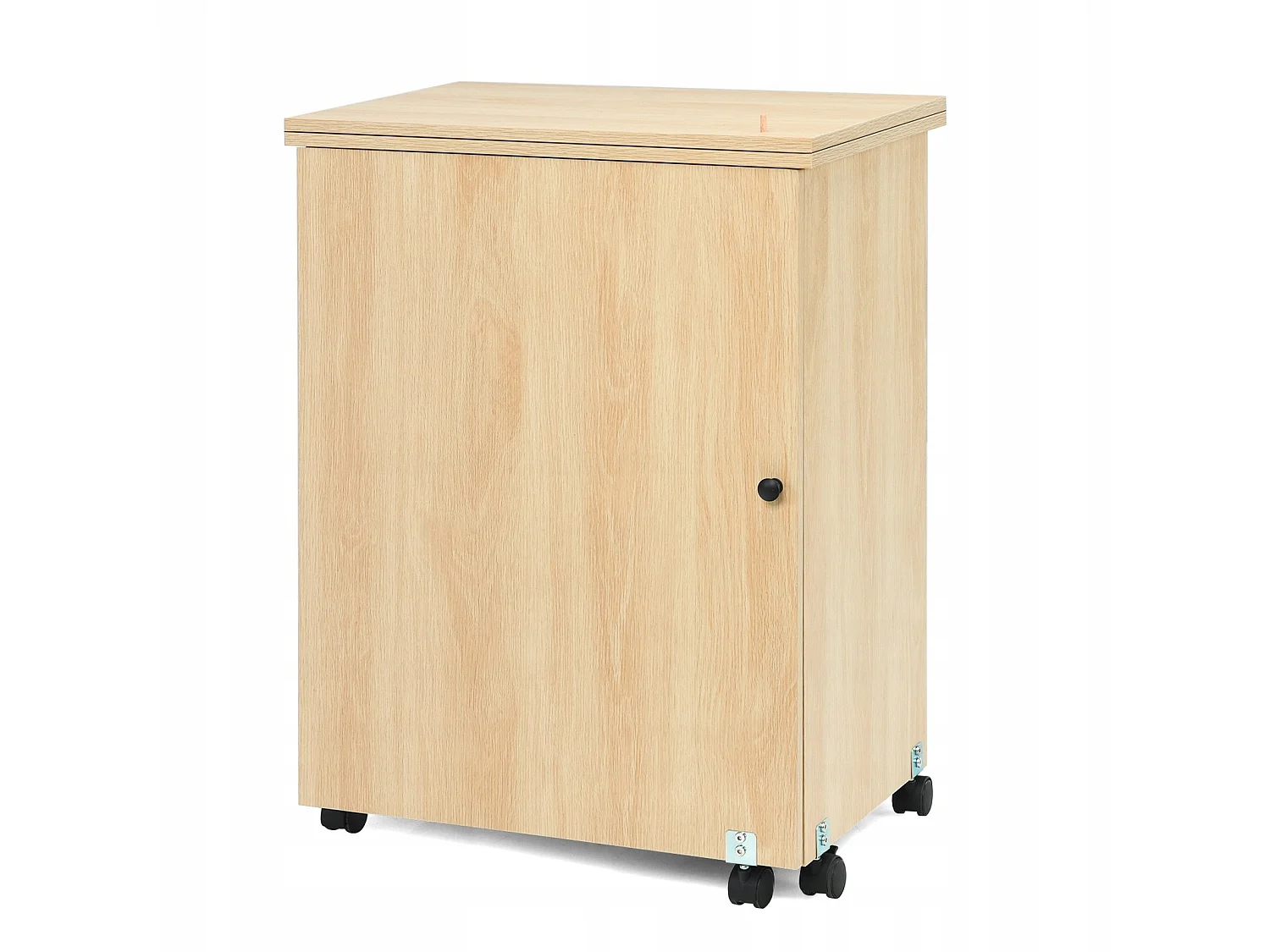 Bureau pliant et meuble de rangement 2 en 1 : commode
