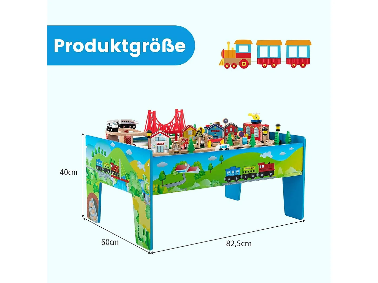 Holzeisenbahn Zug Spielzeug