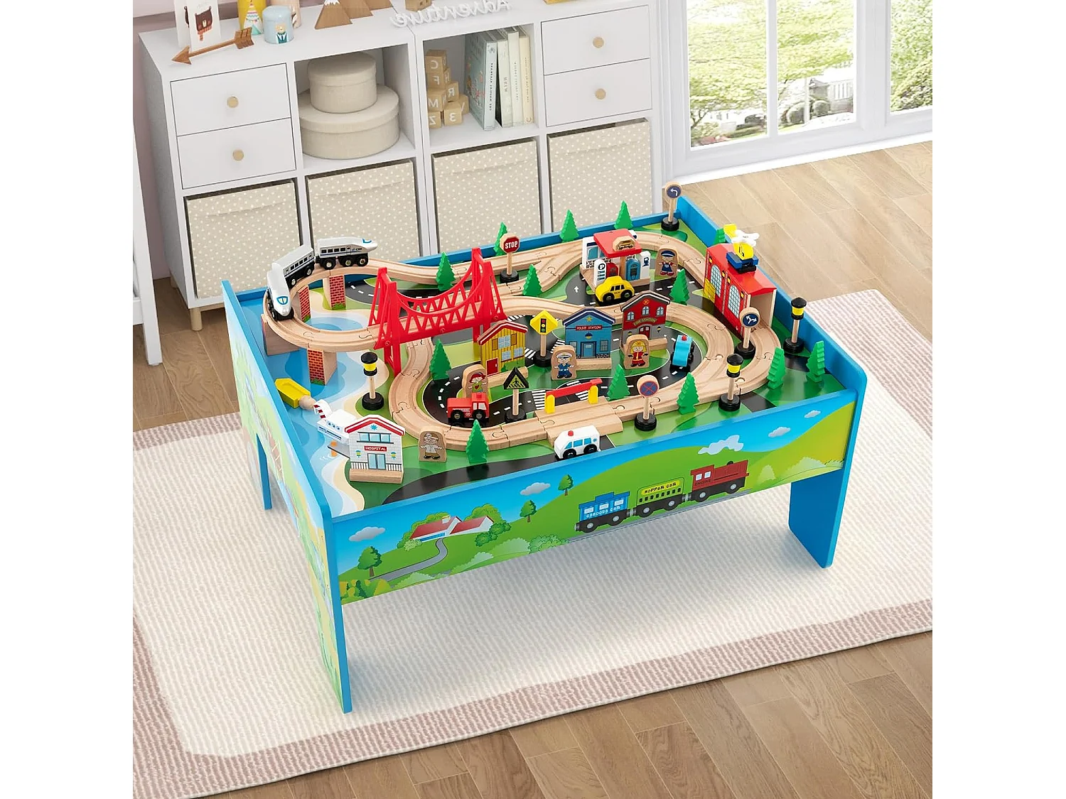 Holzeisenbahn Zug Spielzeug