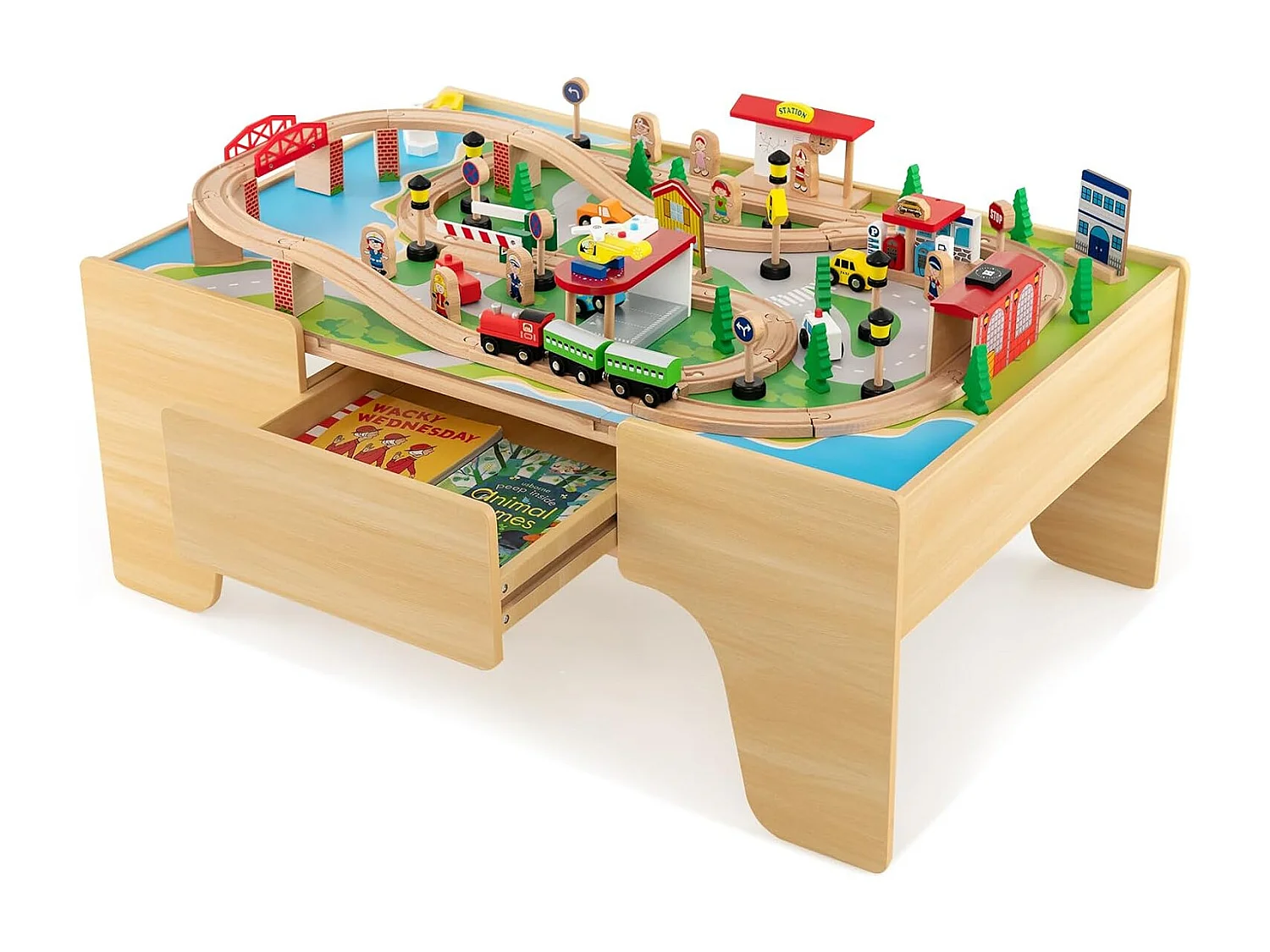 Holzeisenbahn Zug Spielzeug