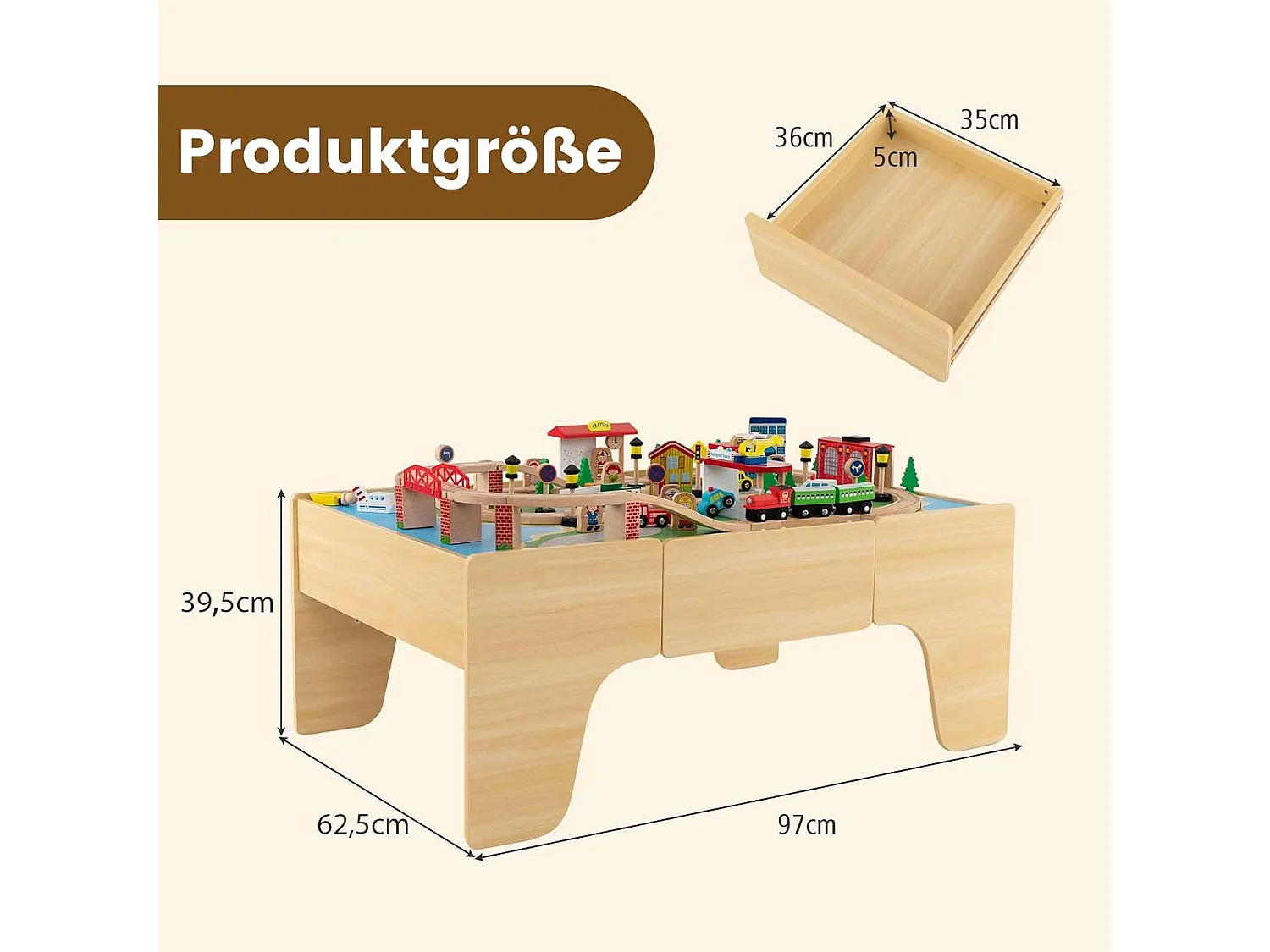 Holzeisenbahn Zug Spielzeug