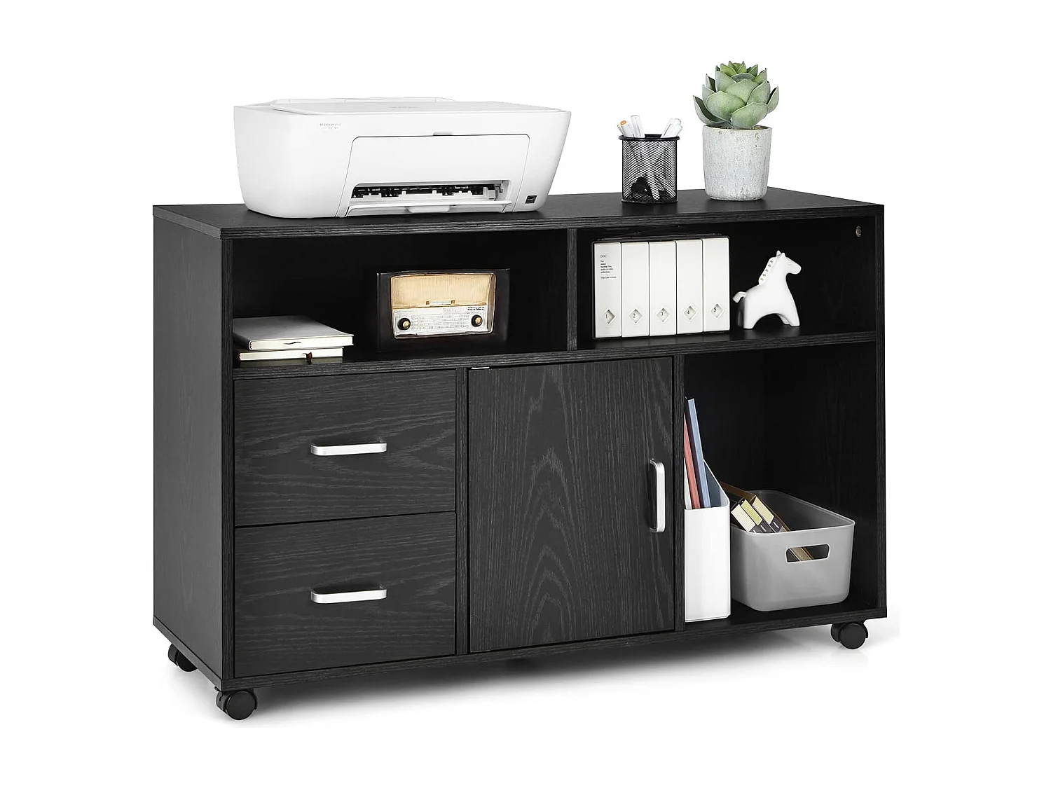 Rollcontainer mit 2 Schubladen