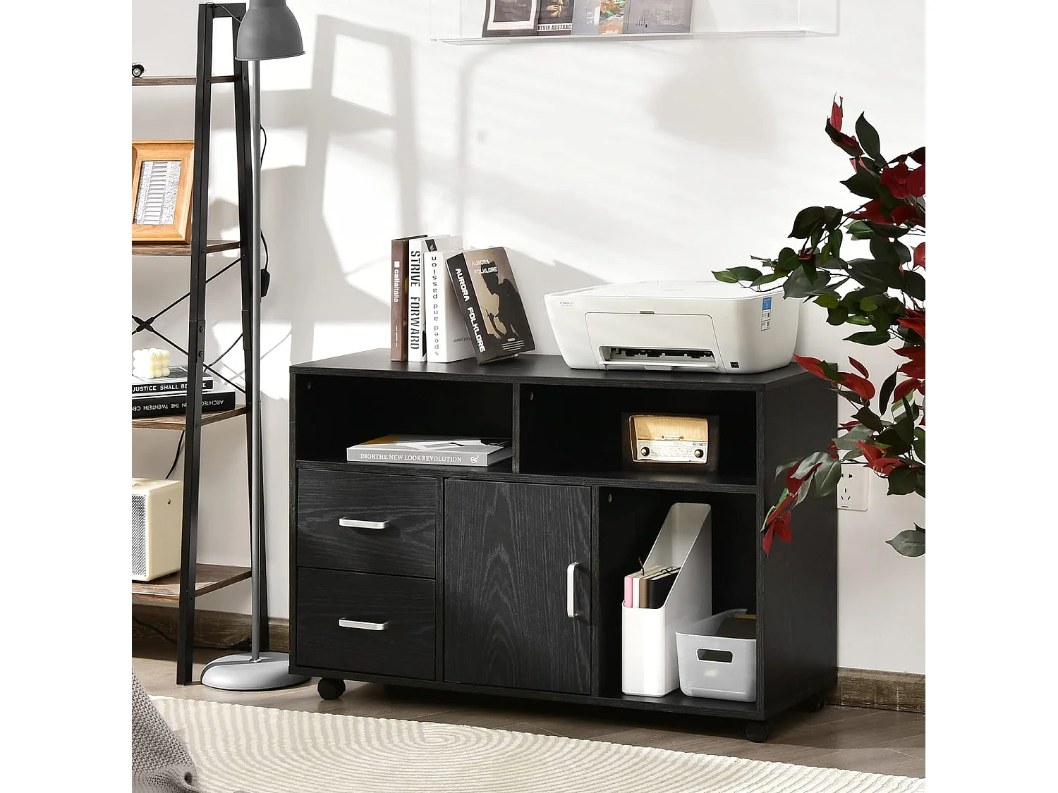 Rollcontainer mit 2 Schubladen