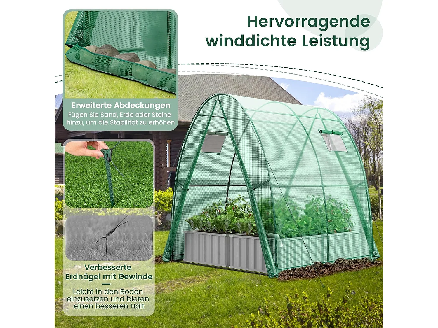 Foliengewächshaus SF6346