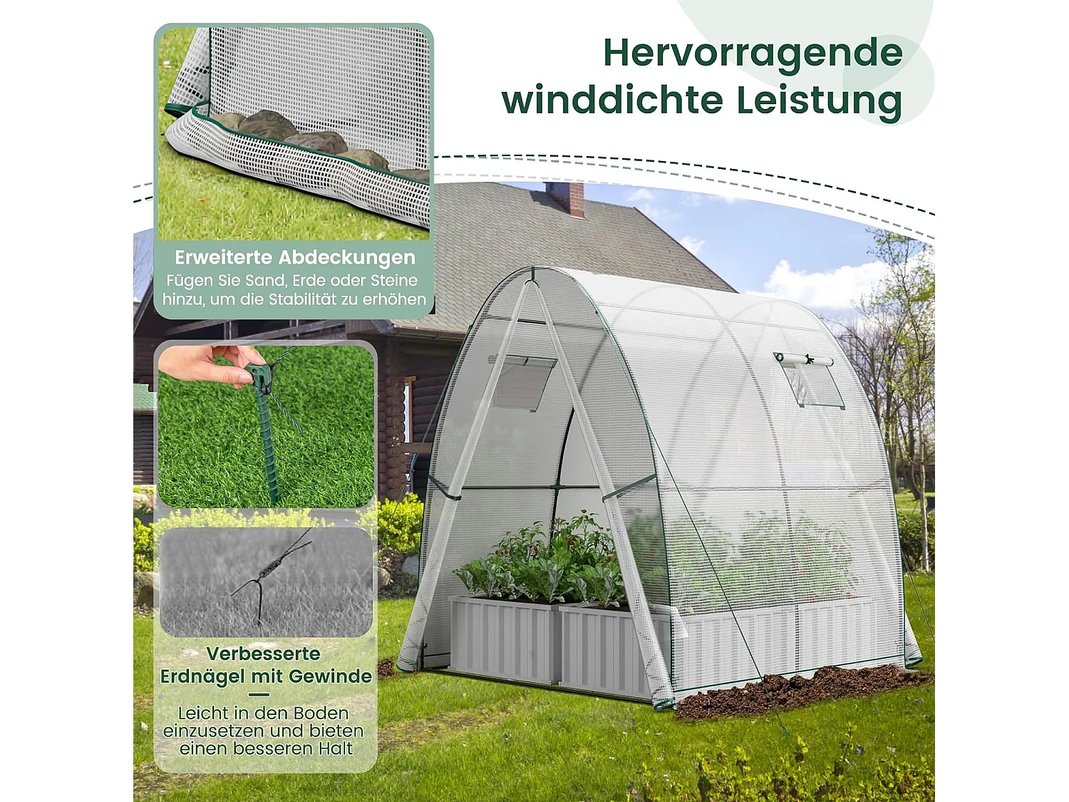 Foliengewächshaus SF6346