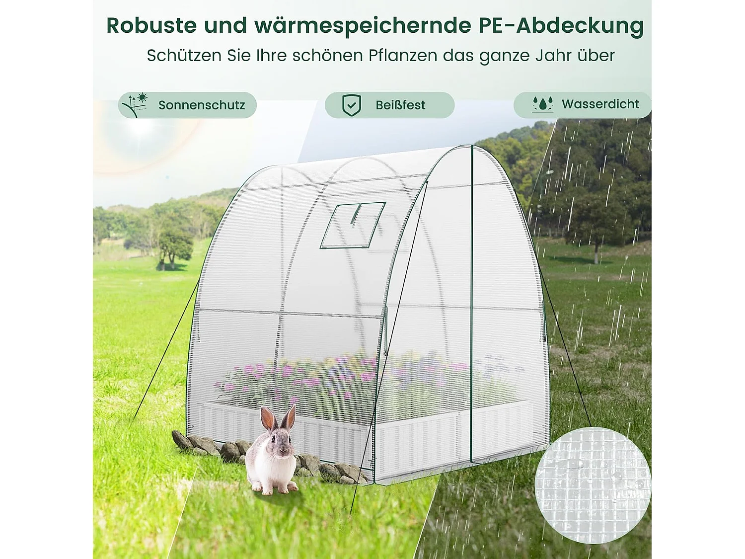 Foliengewächshaus SF6346