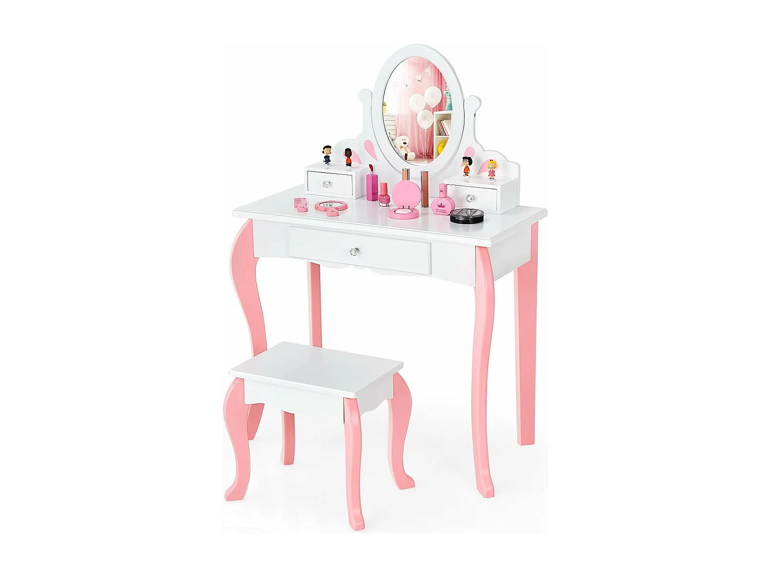 Kinder Schminktisch mit Hocker