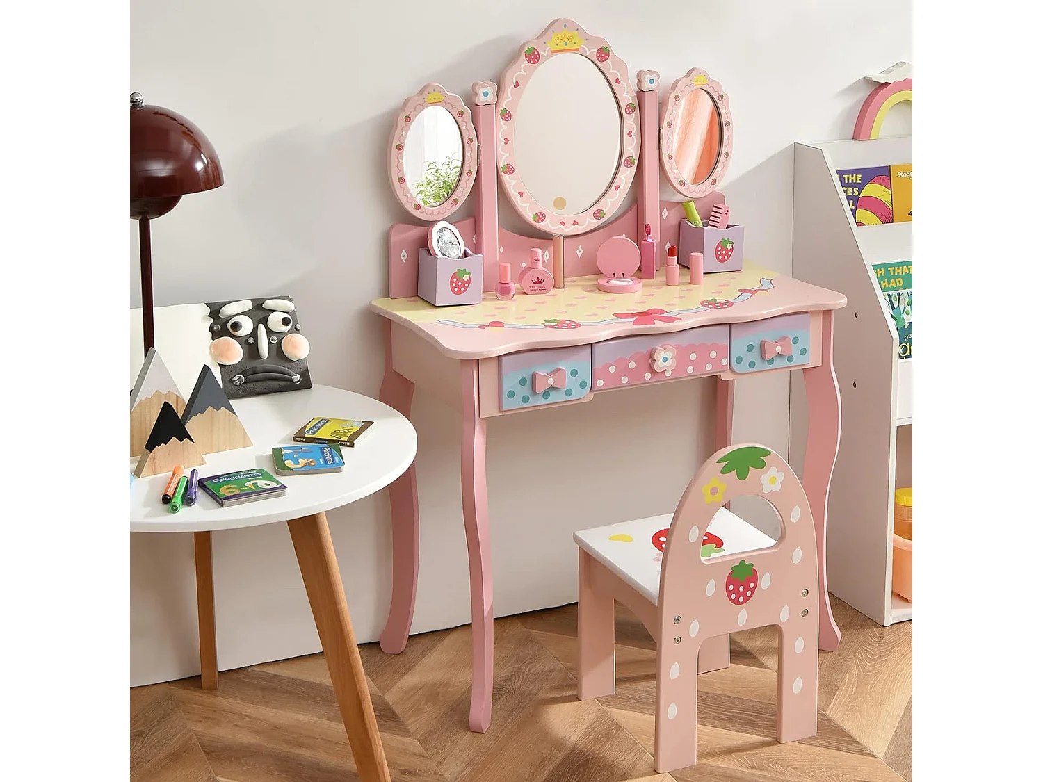 Kinder Schminktisch Set Frisiertisch