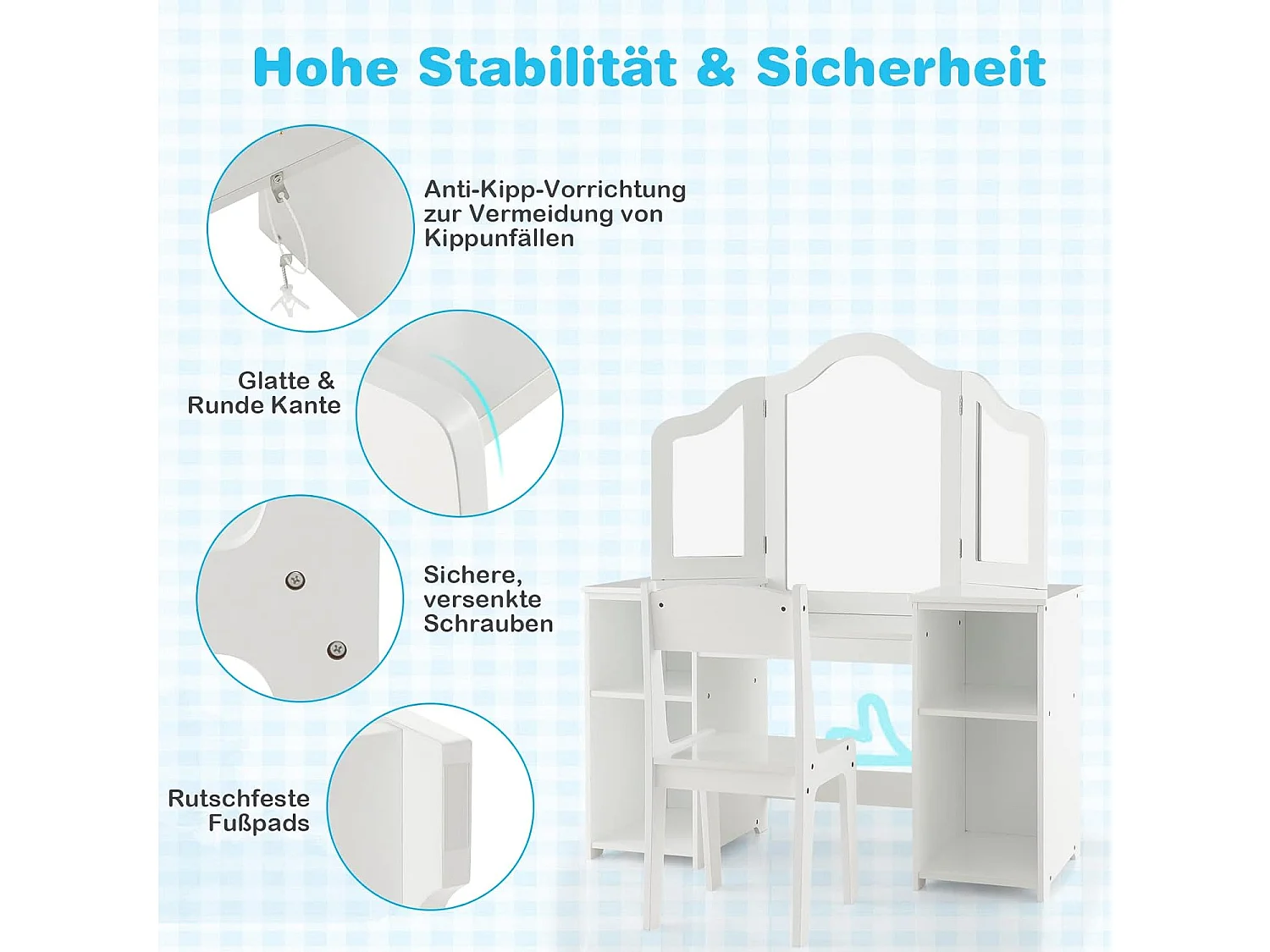 Kinder Schminktisch-Set