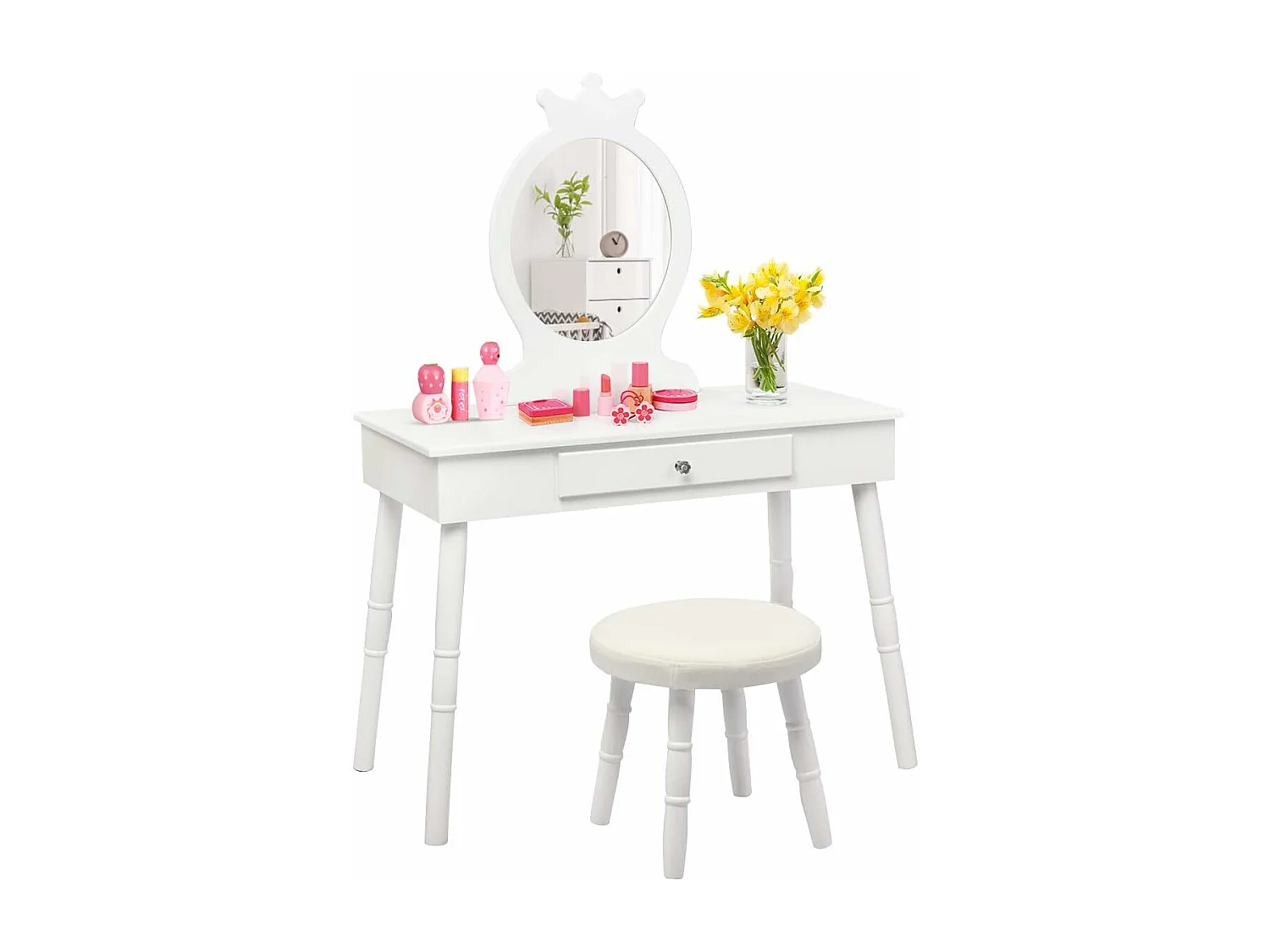 Kinder Schminktisch mit Hocker