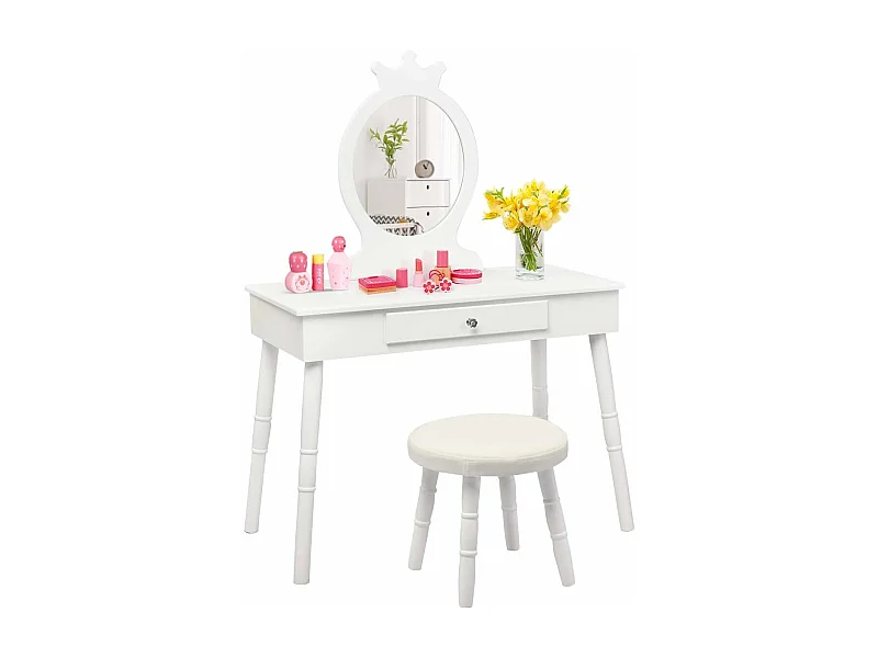 Kinder Schminktisch mit Hocker