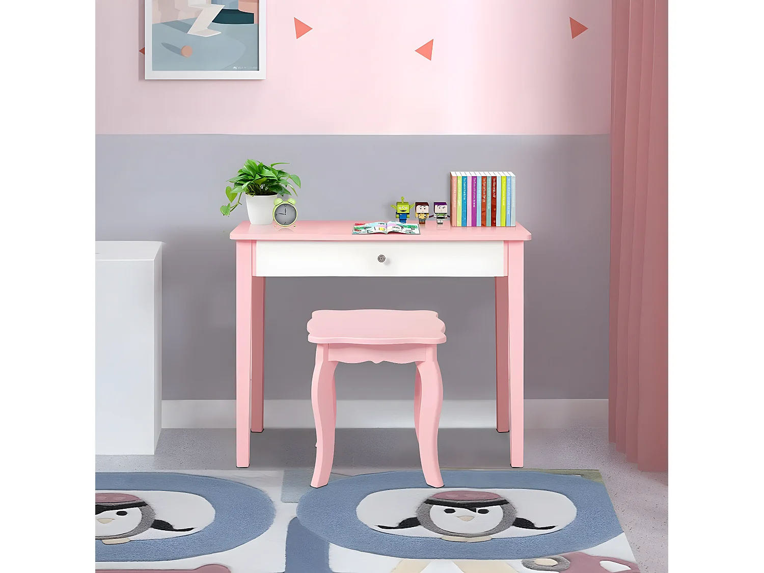 Kinder 2 in 1 Schminktisch Set