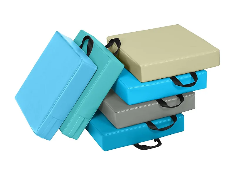 Kinder Stuhlkissen mit Griff (6er Set)