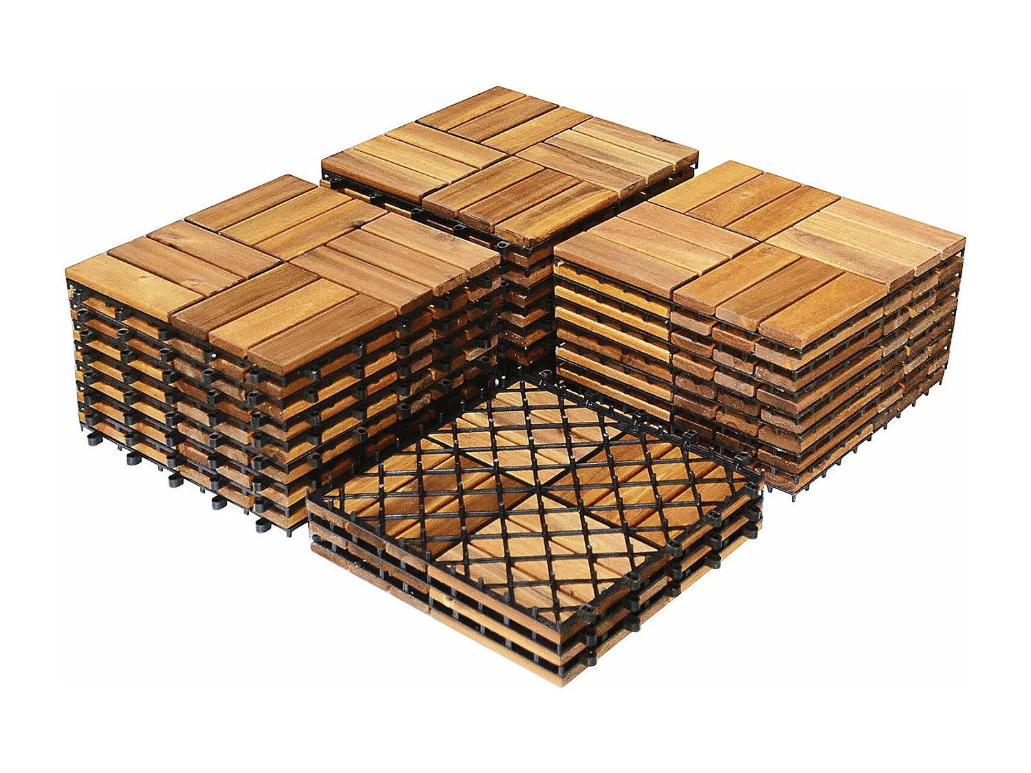 Holzfliesen (27 Pcs)