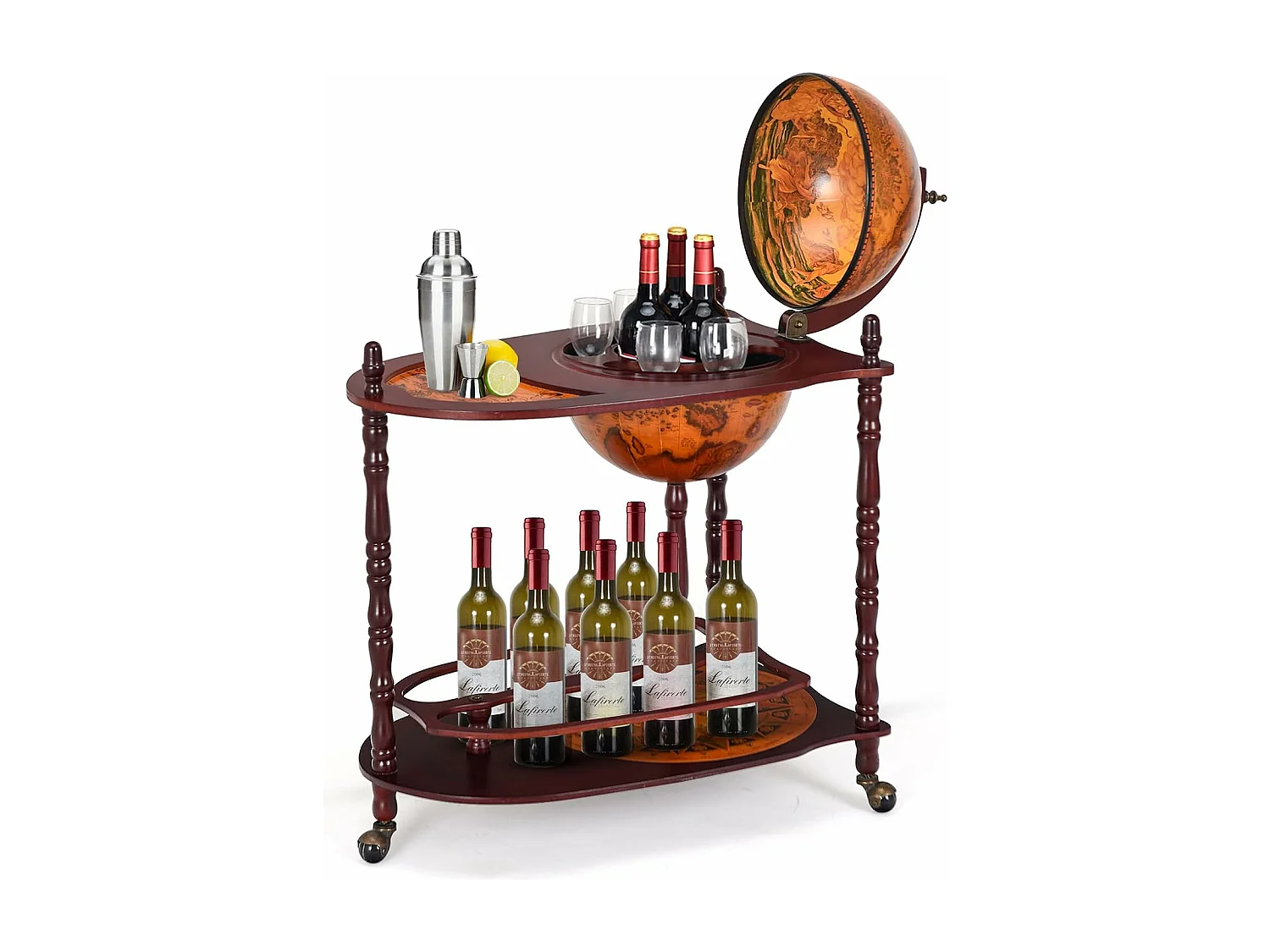 Globusbar Minibar Weinregal