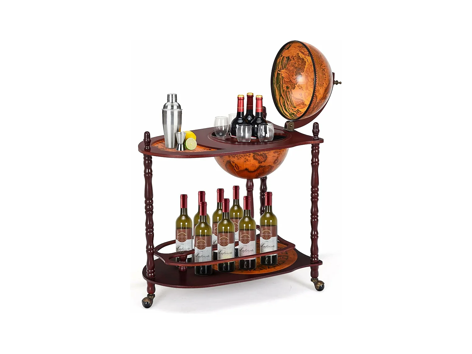 Globusbar Minibar Weinregal