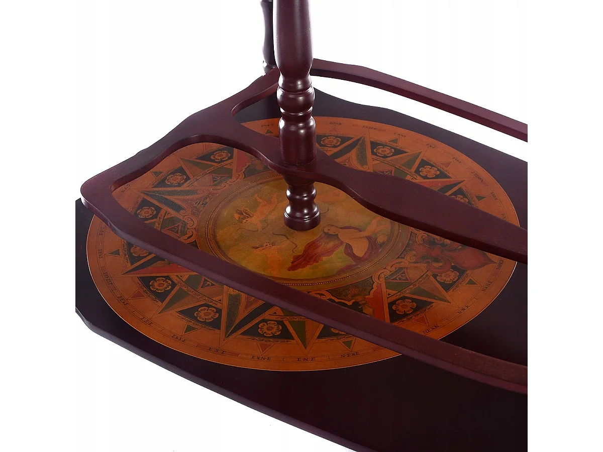 PORTE-BOUTEILLES EN FORME DE GLOBE DANS UN STYLE VINTAGE