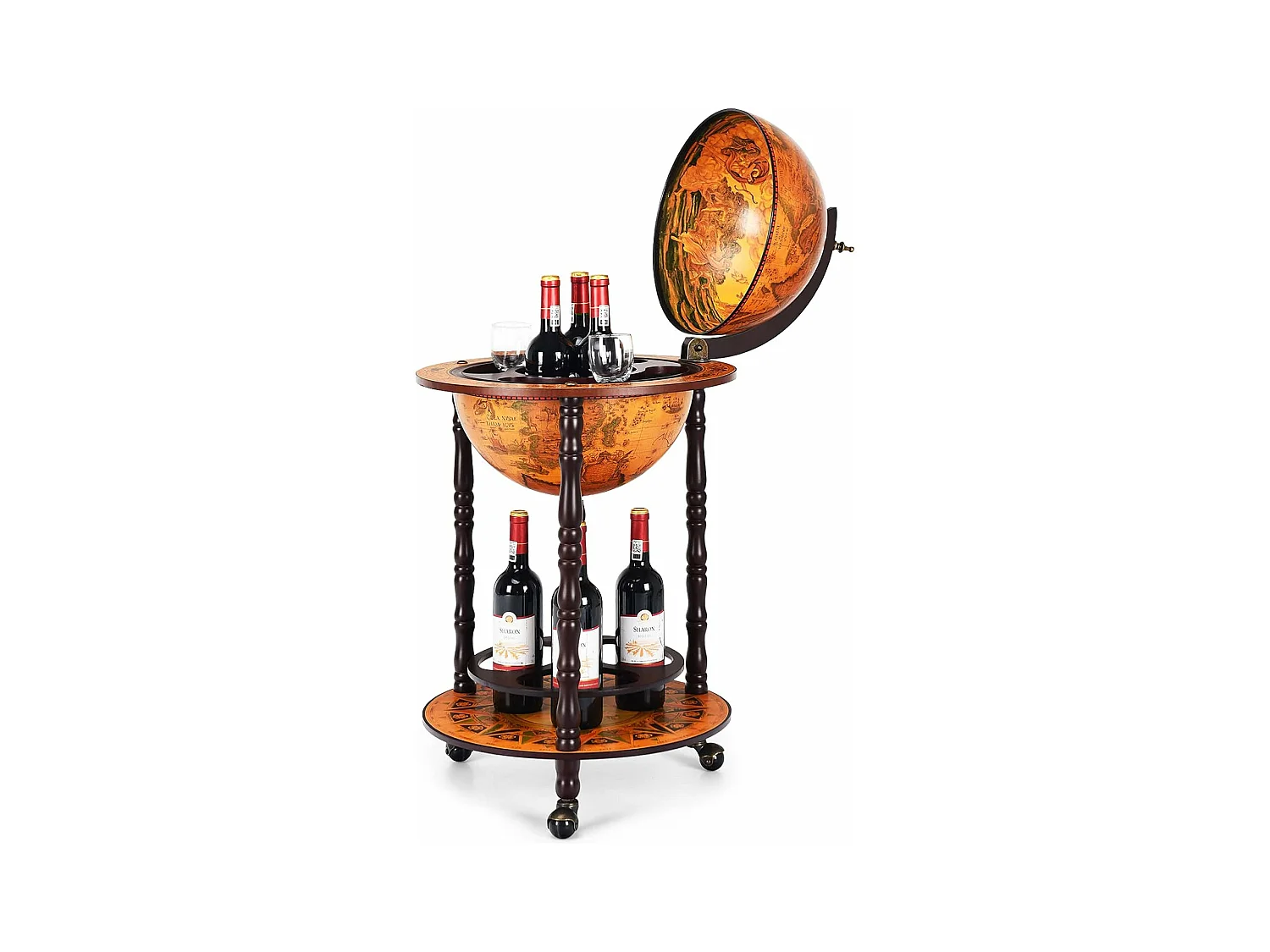 Globusbar Weltkugel Barwagen