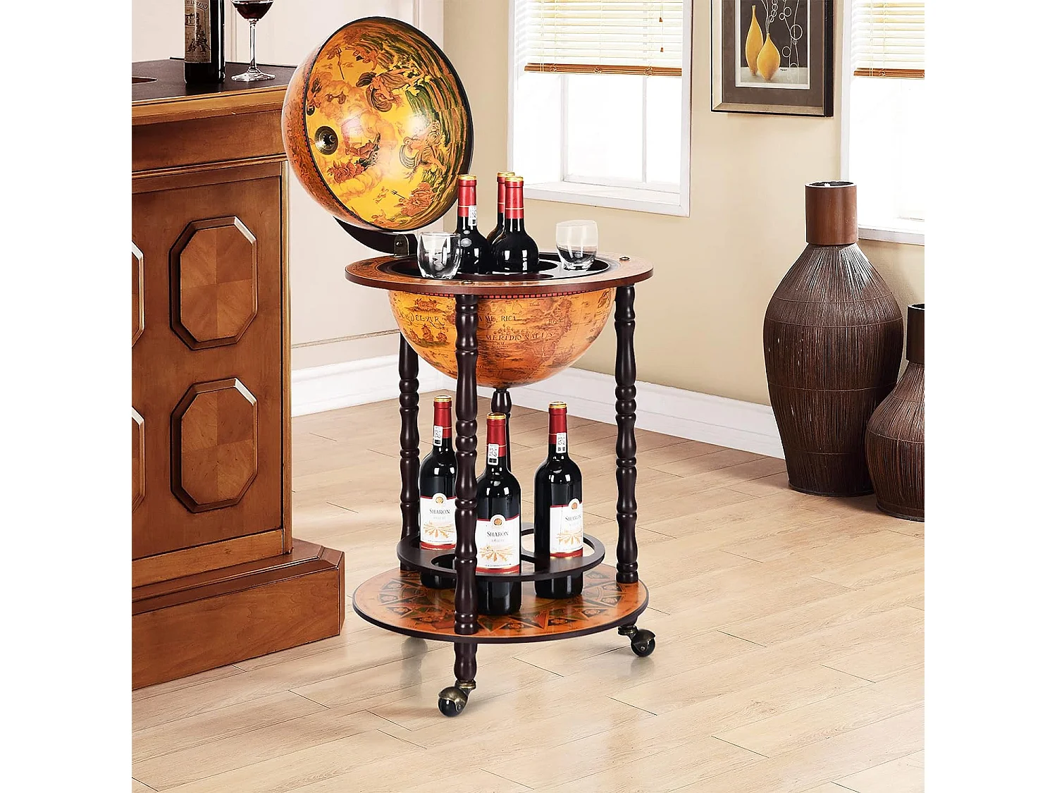 Globusbar Weltkugel Barwagen