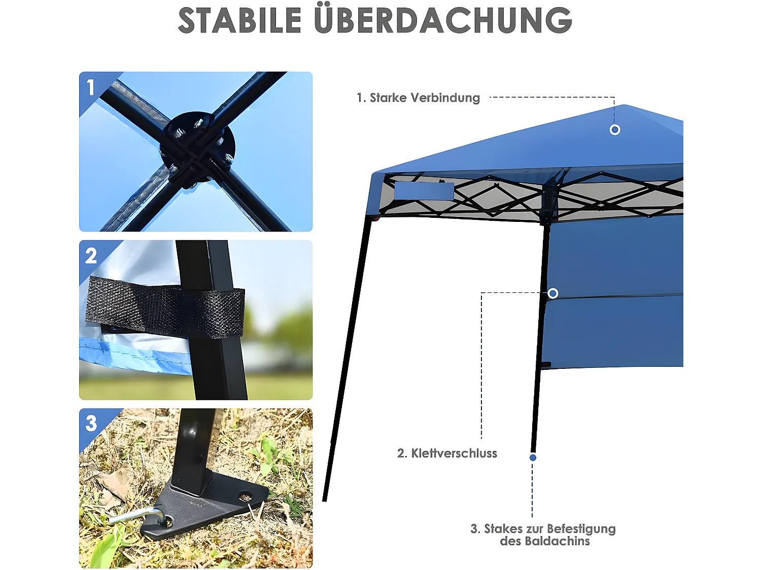 Gartenpavillon Faltpavillon