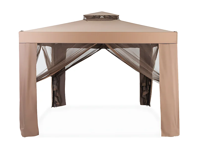 Gartenpavillon mit 4 Seitenwänden