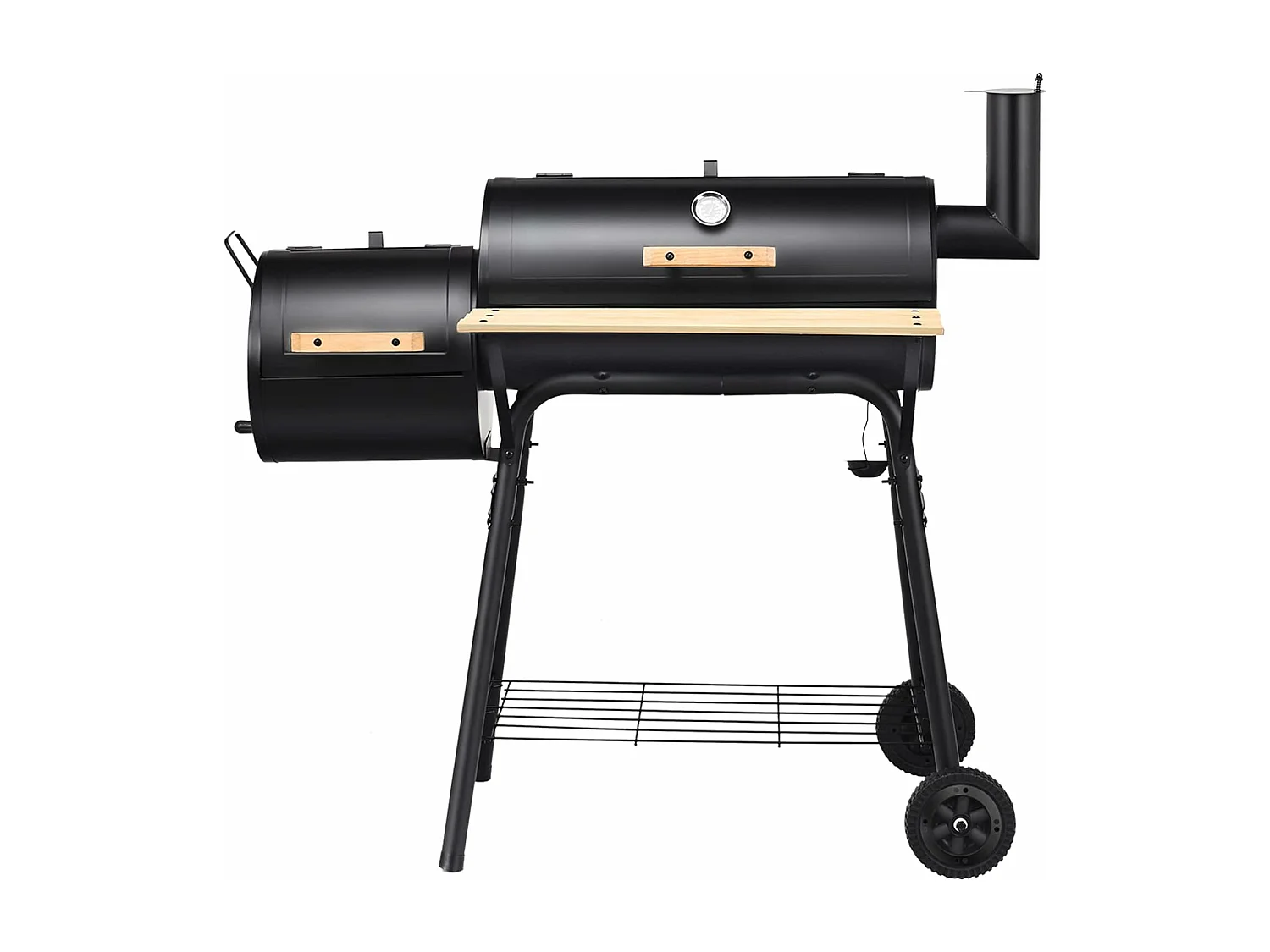 Holzkohlegrill mit Deckel