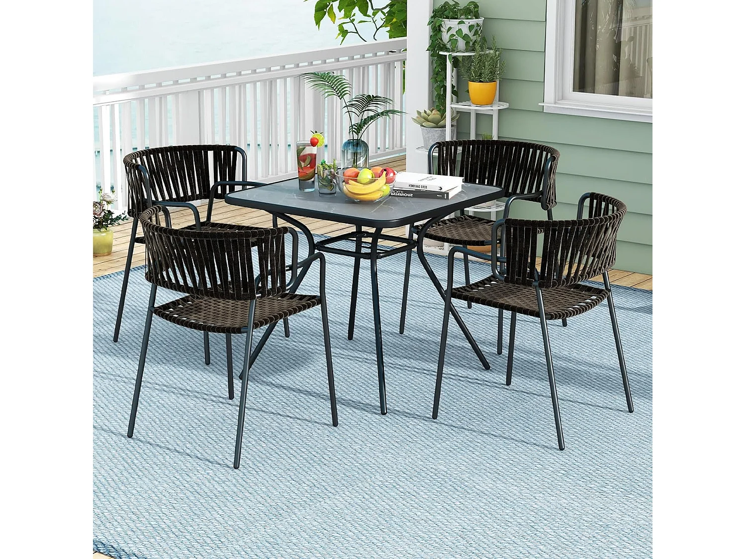 Terrassentisch mit Schirmloch