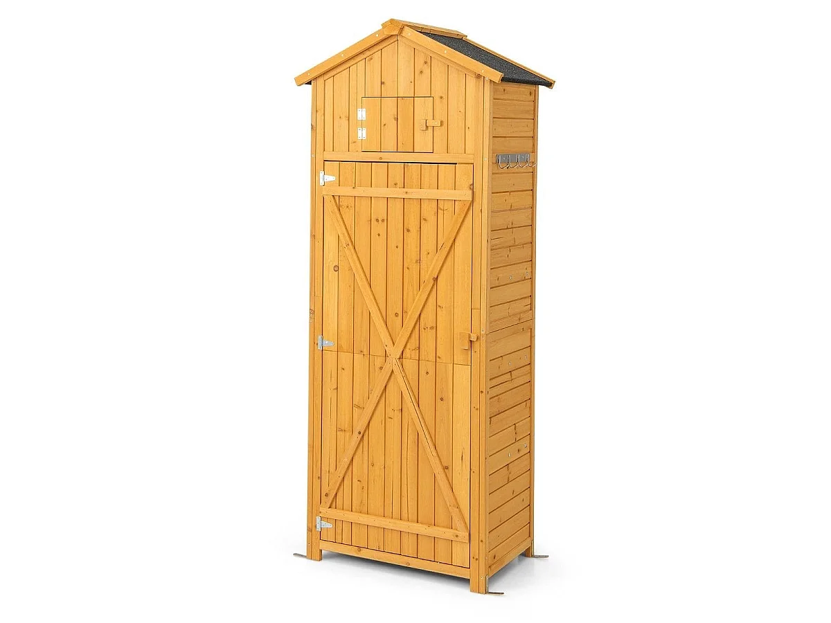Abri de jardin avec table pliante