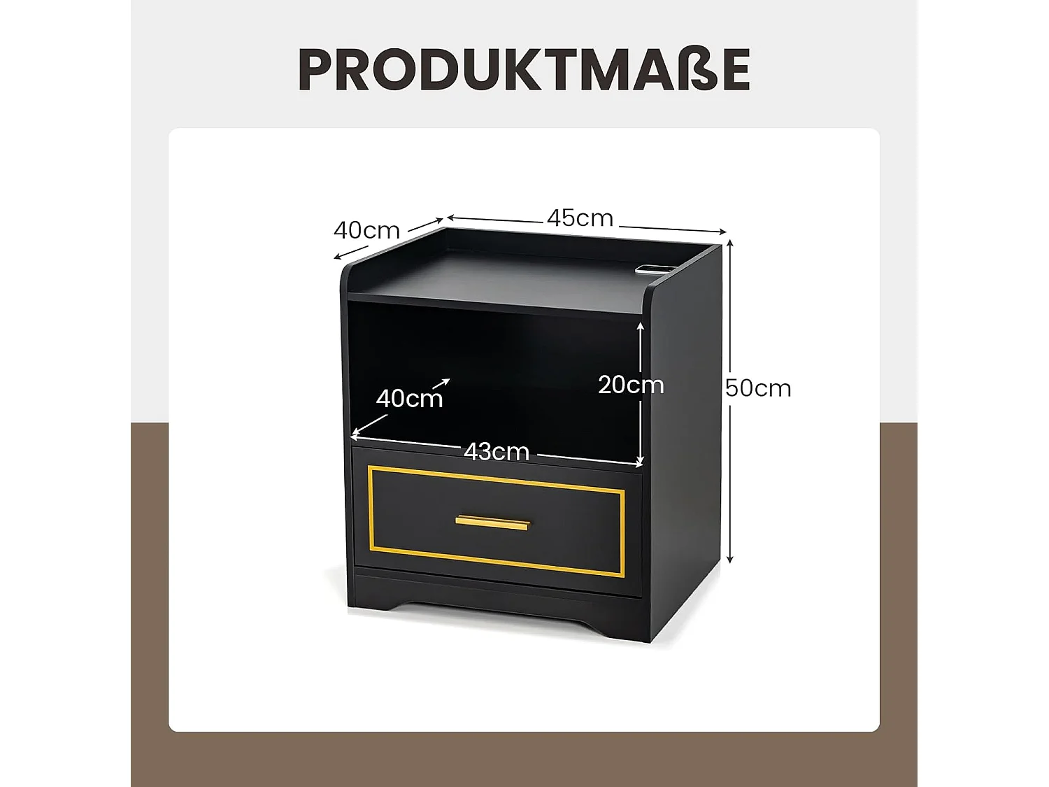 Nachttisch TG32785PQ (2er Set)