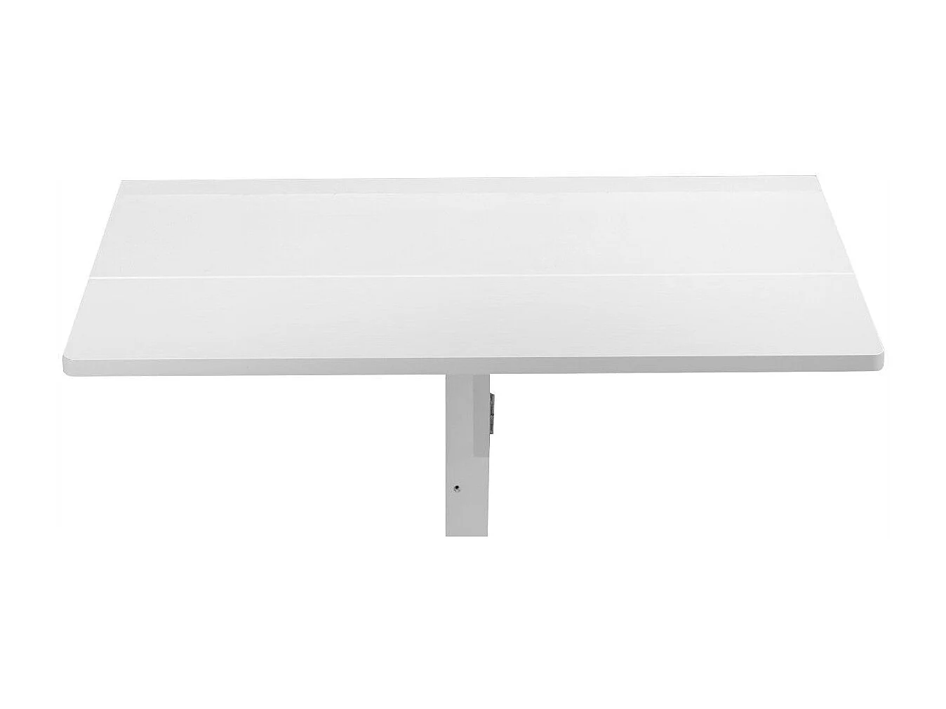 Table de cuisine murale rabattable en bois de pin Petite table de bureau murale pliante, 80x60x45cm, Blanc