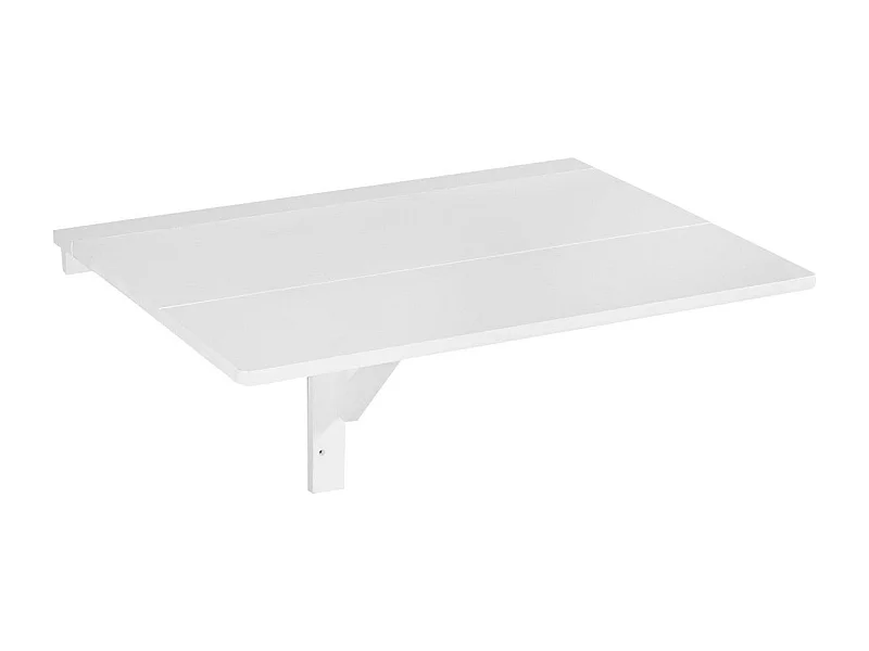 Wandmontierter Klapptisch Platzsparender Küchentisch Klappbarer Wandtisch 80 x 60 cm Weiß