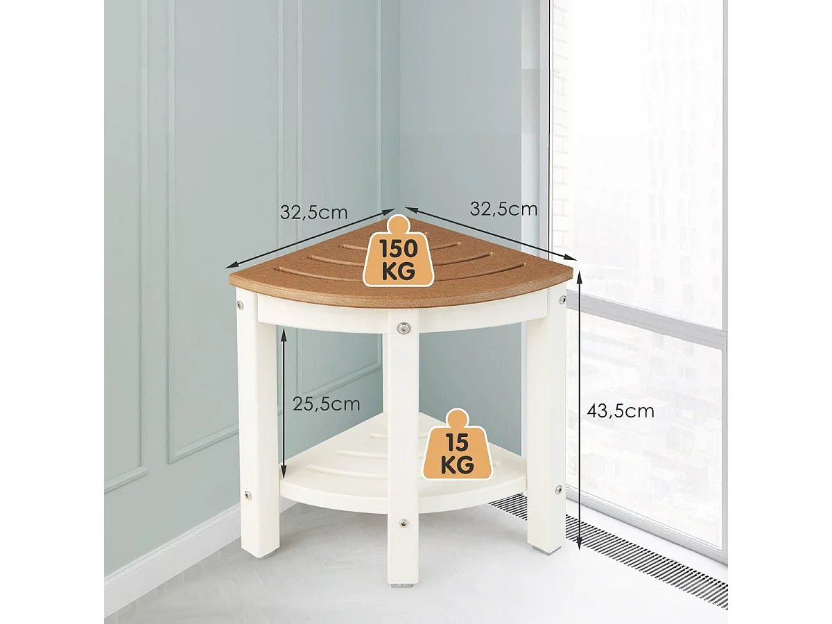 2-stufiger Hocker, Duschhocker